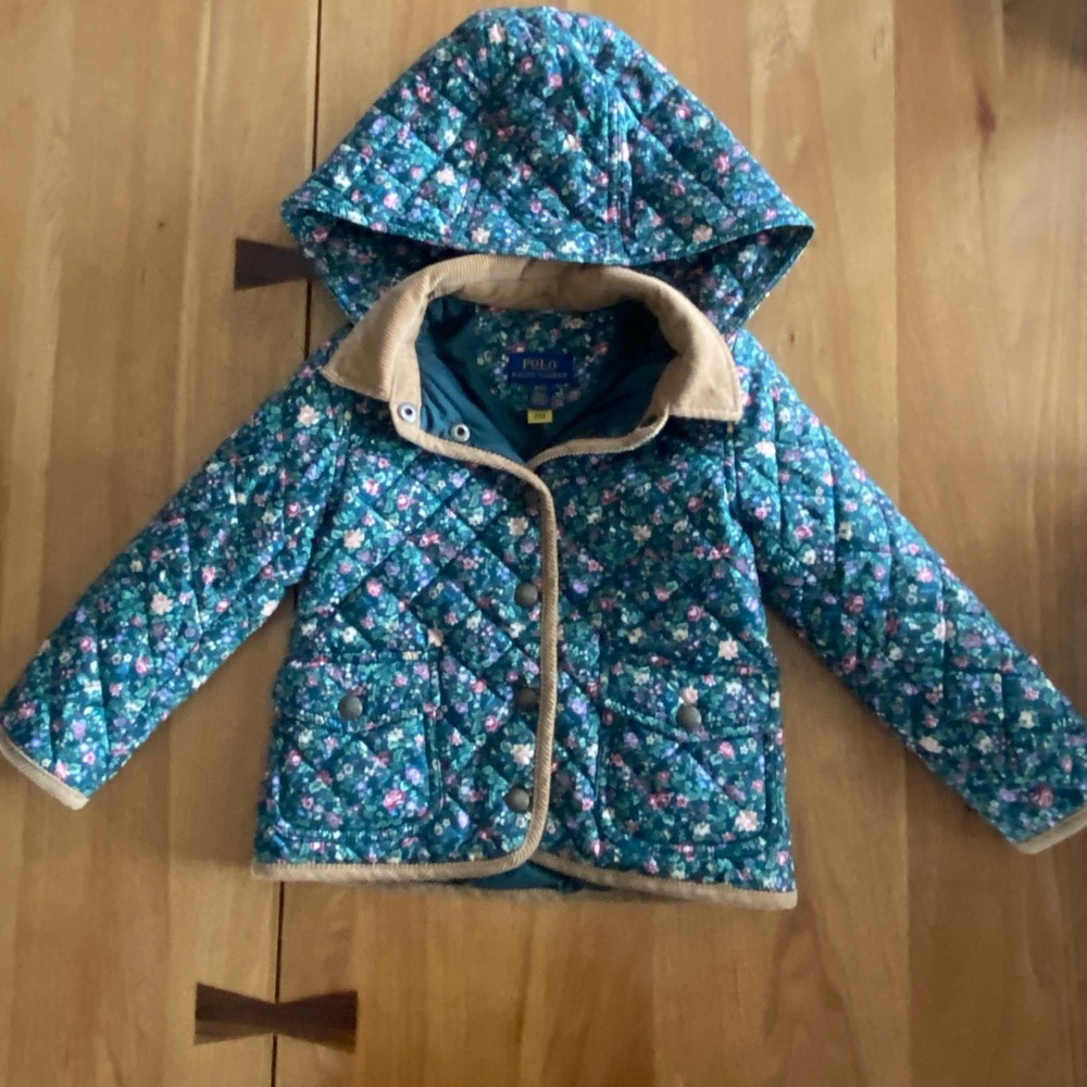 Ralph Lauren Floral Water-Repellent Barn Jacket